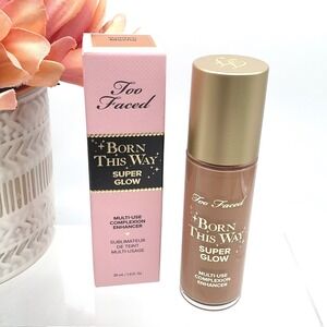 Too Faced Born This Way Super Glow Complexion Enhancer Golden Mocha 1oz NIB